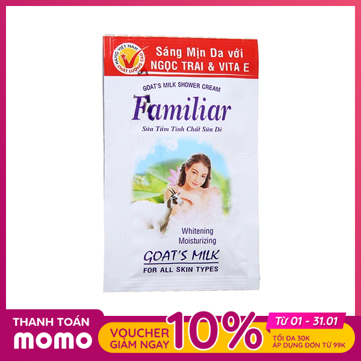 Sữa tắm Familiar Tinh Chất Sữa Dê (Dạng Gói)