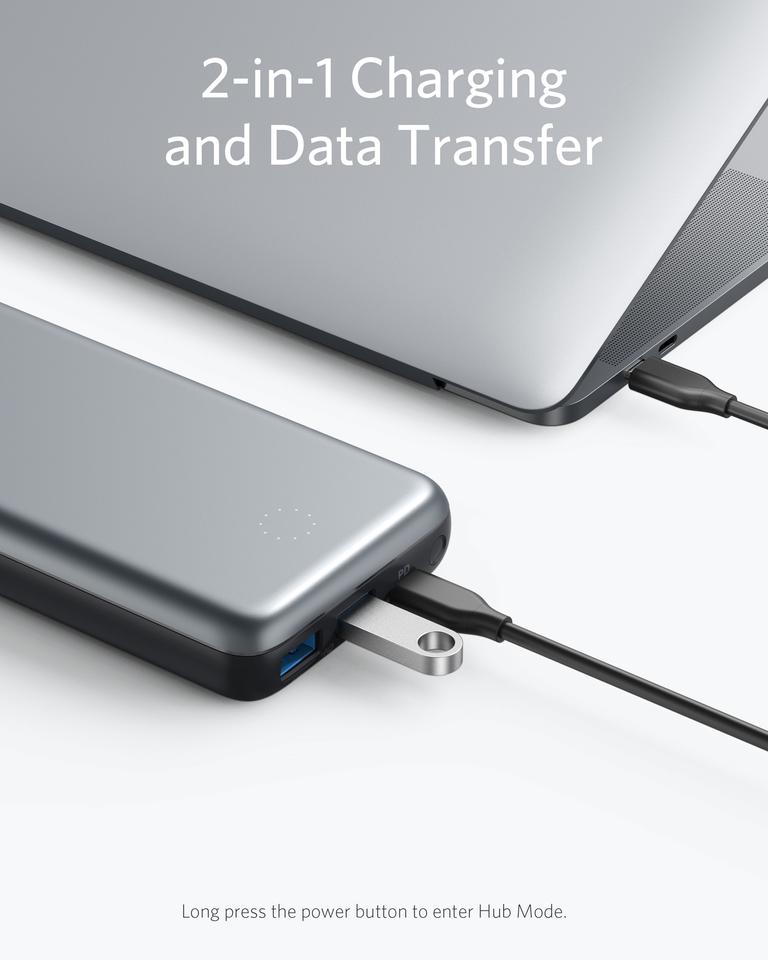 Pin dự phòng Anker PowerCore+ Power Delivery A1362 19000mAh