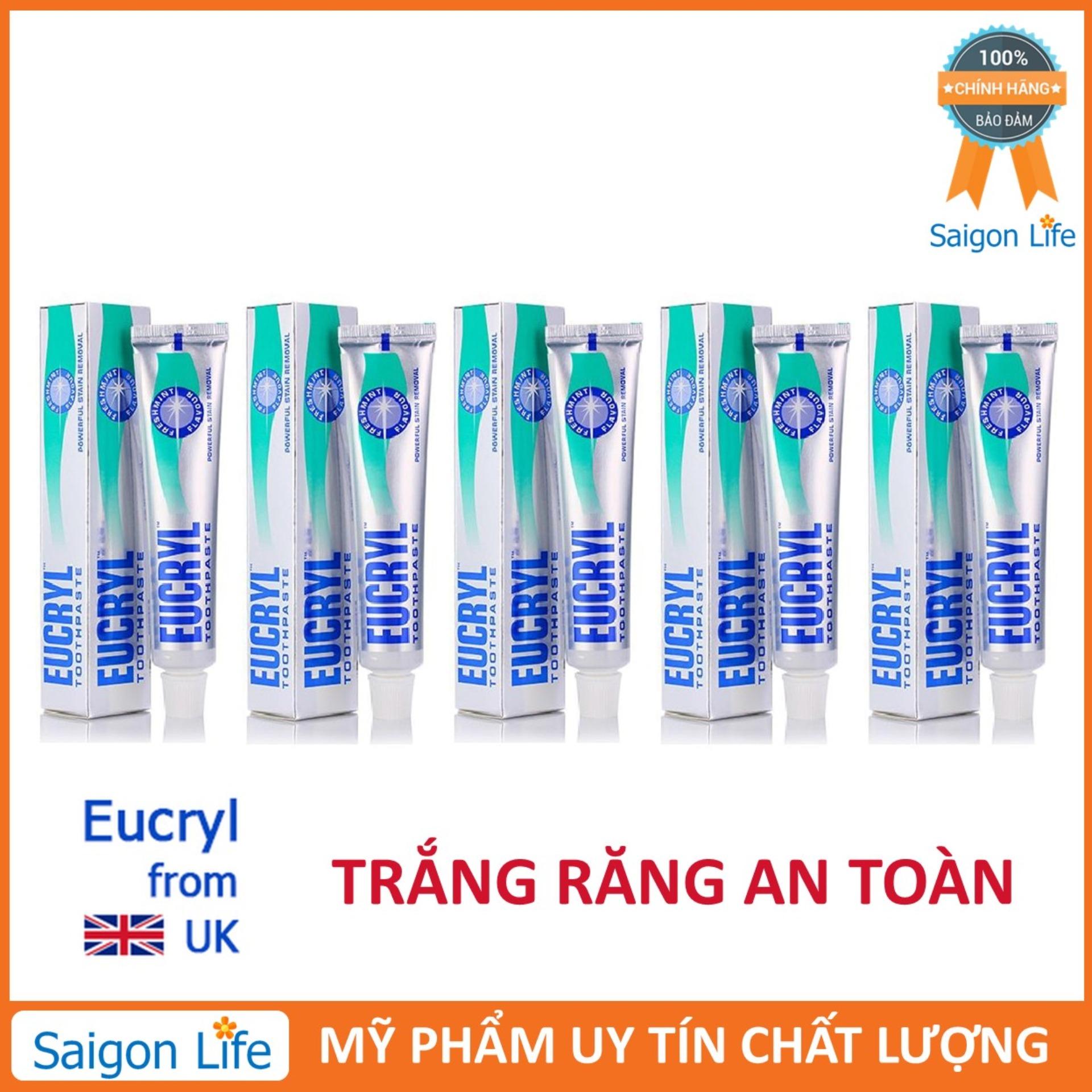 Kem đánh răng Eucryl combo 5 hộp