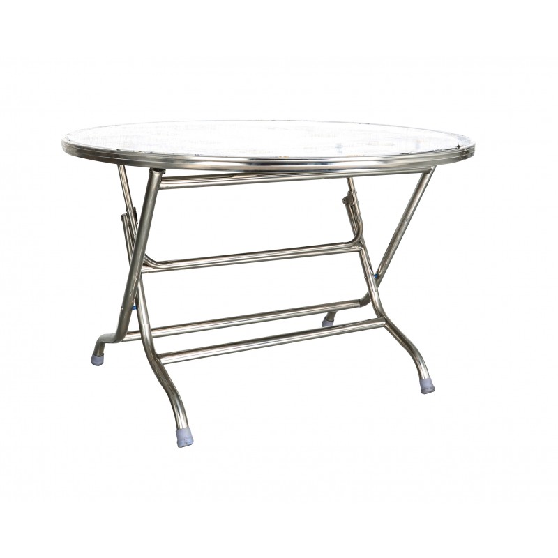 Bàn inox Qui Phúc tròn