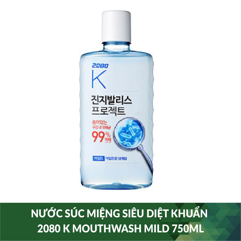 Nước súc miệng 2080 K dịu nhẹ