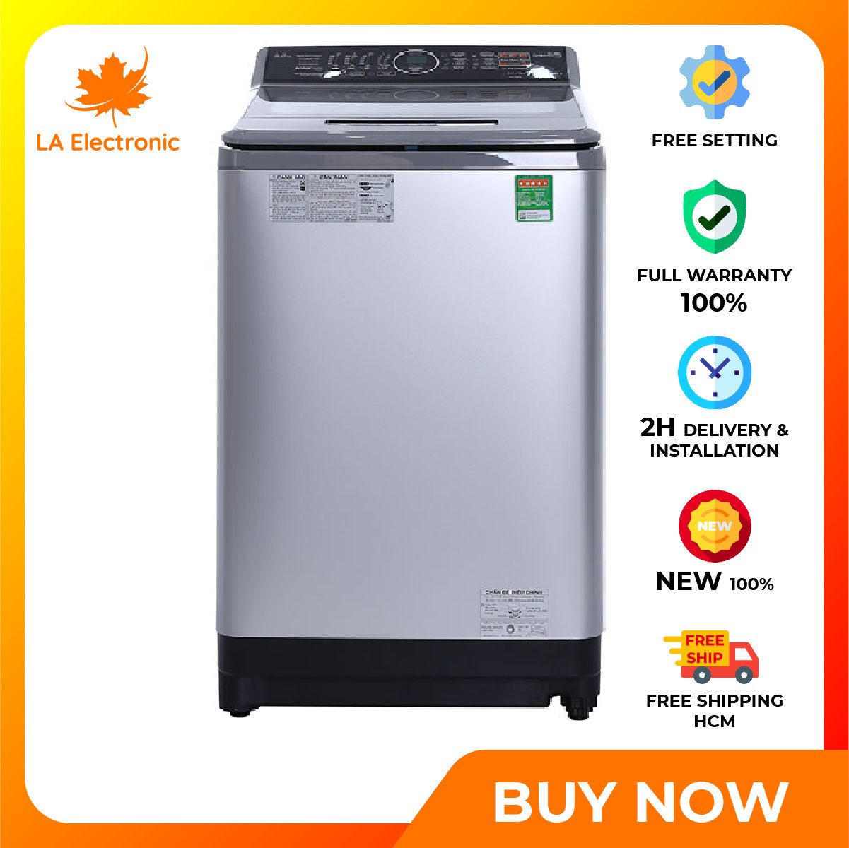 Máy giặt Panasonic NA-F90V5LMX 9kg