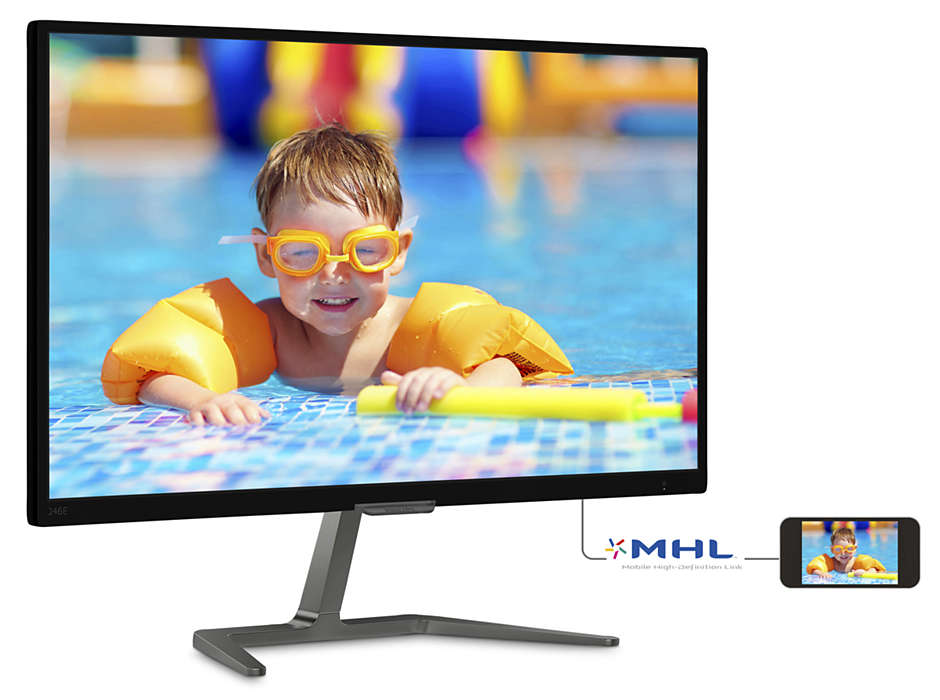 Màn hình Philips 246E7QDSW/246E7QDSB 23.6INCH