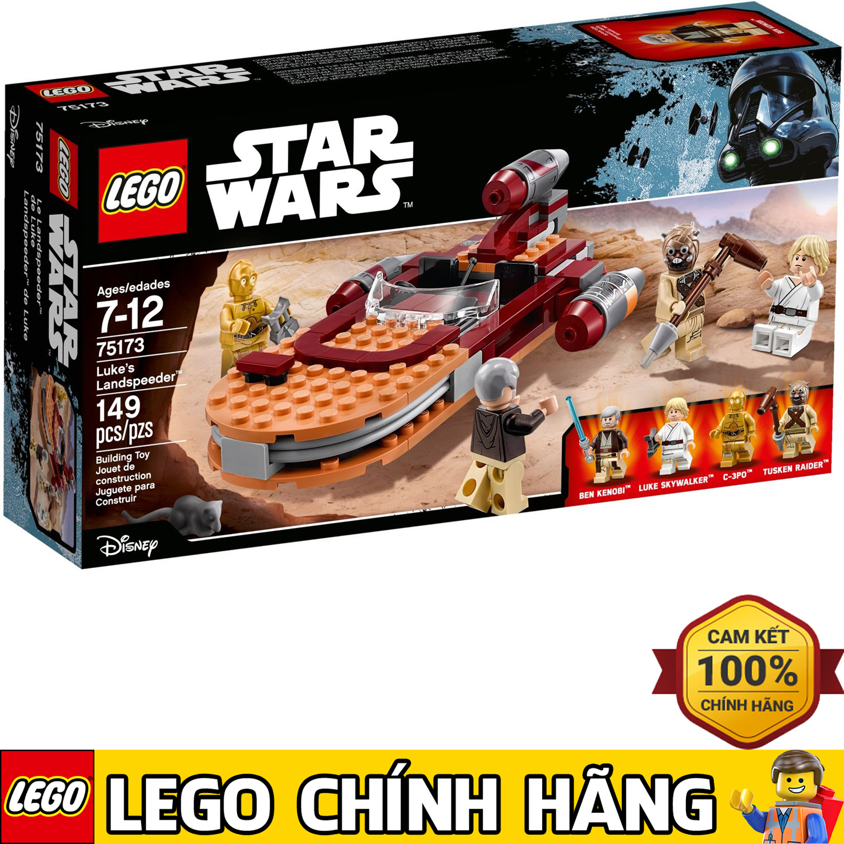 Bộ Xếp Hình Lego Star wars 75173 - Tàu Di Chuyển Của Luke