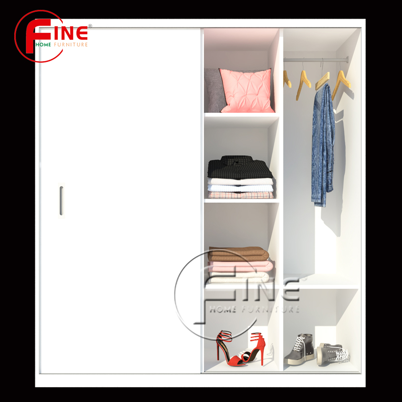 TỦ QUẦN ÁO CỬA LÙA FINE FT100