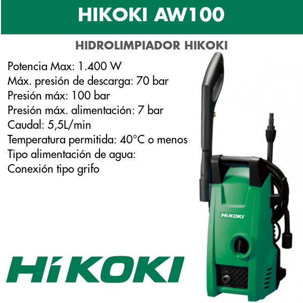 Máy Phun Áp Lực Hitachi AW100