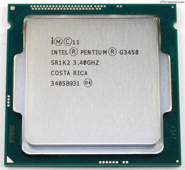 CPU Intel Pentium G3450 3.4Ghz