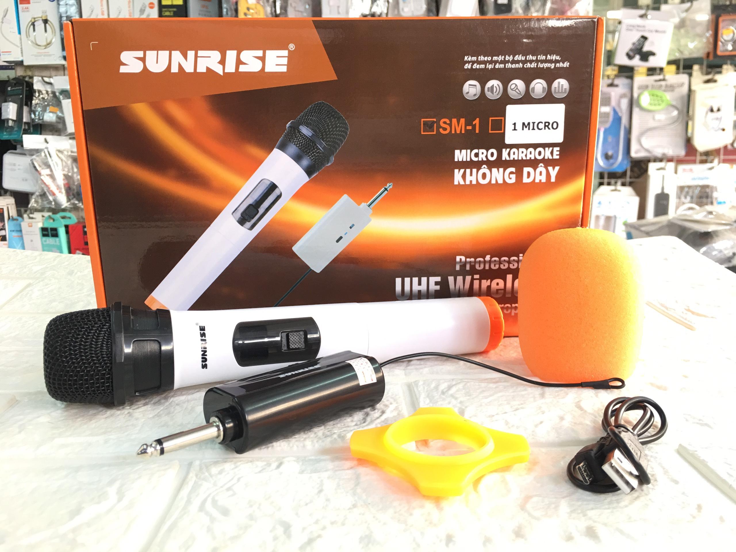 Micro Không Dây Cho Loa Kéo Sunrise SM-1