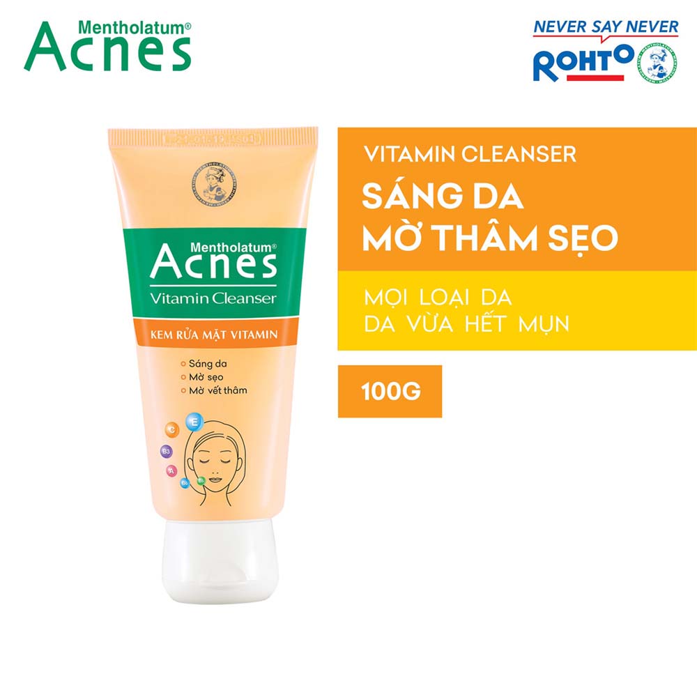 Sữa Rửa Mặt Acnes Vitamin Cleanser 100G
