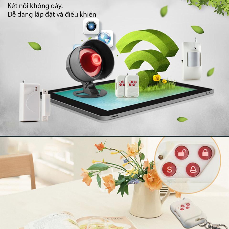 BỘ KIT CHỐNG TRỘM LOA BÁO ĐỘNG SECKIT02