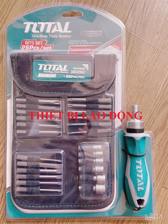 Bộ tua vít 26 chi tiết Total TACSD30266