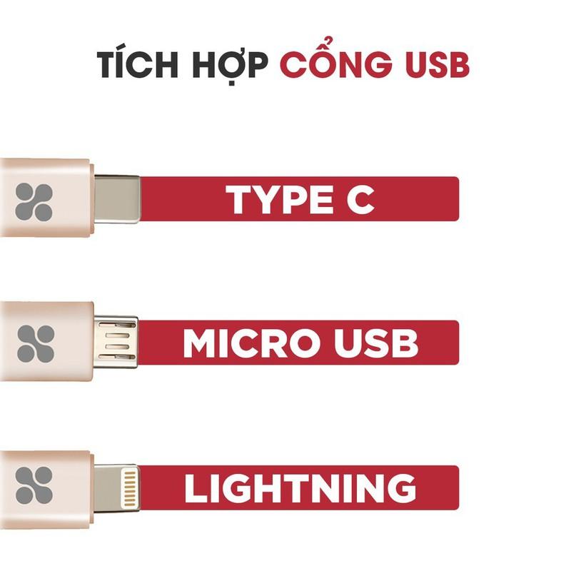 Cáp sạc Promate Unilink-Trio