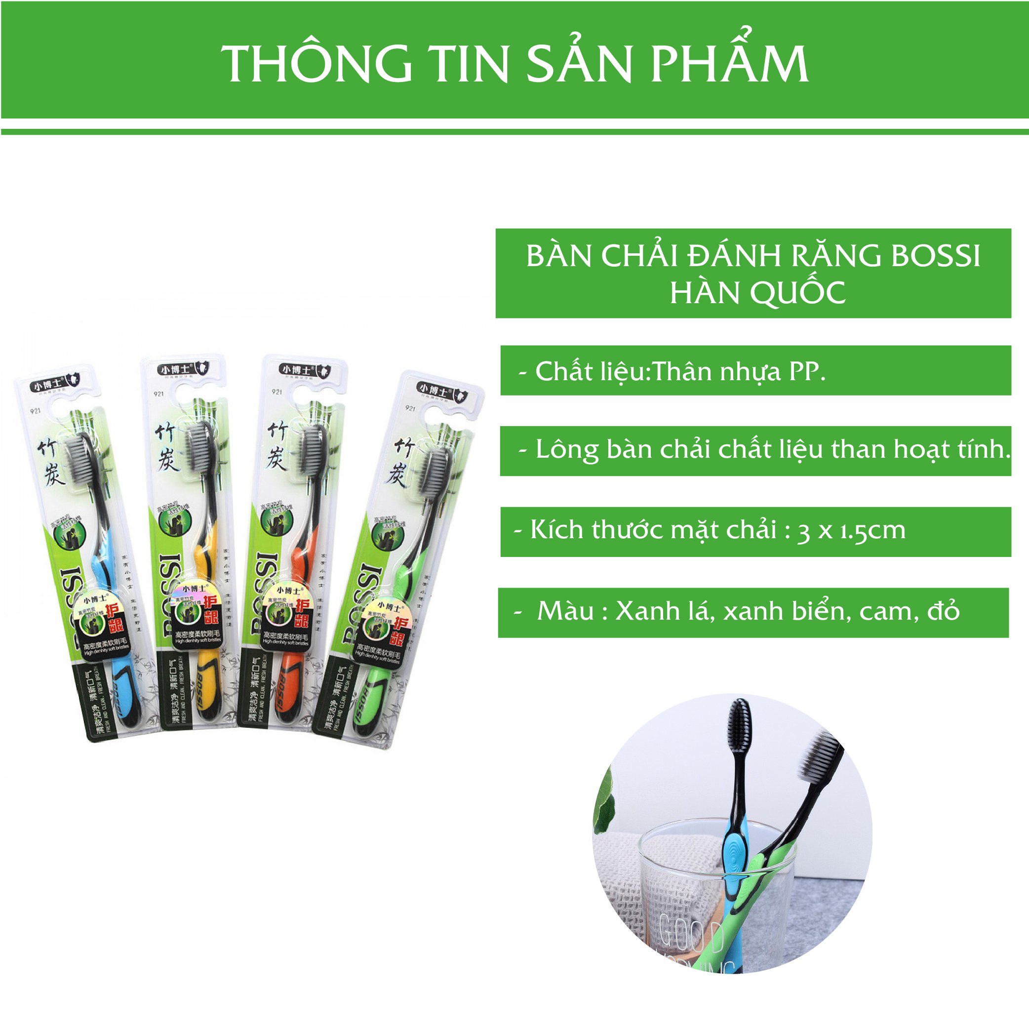 Bàn chải đánh răng Hàn Quốc 30 cây
