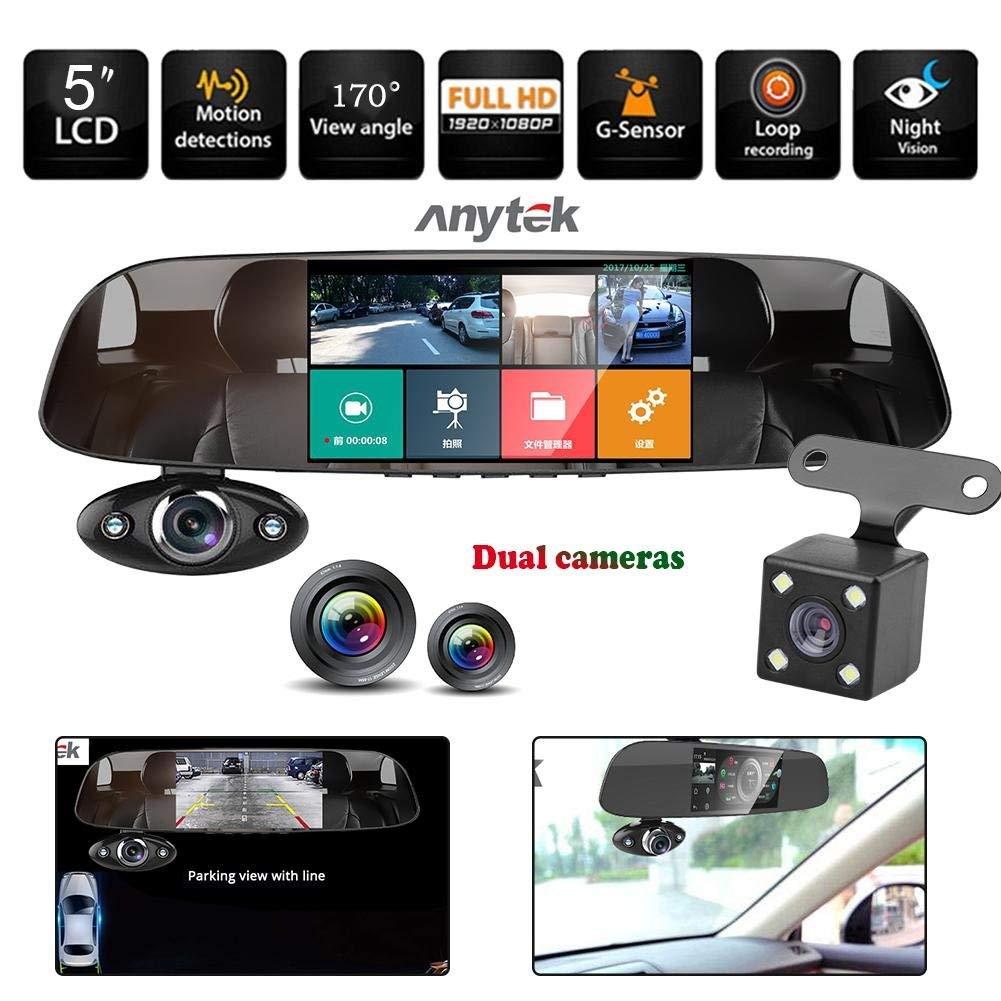 Camera Hành Trình Gương Anytek B33