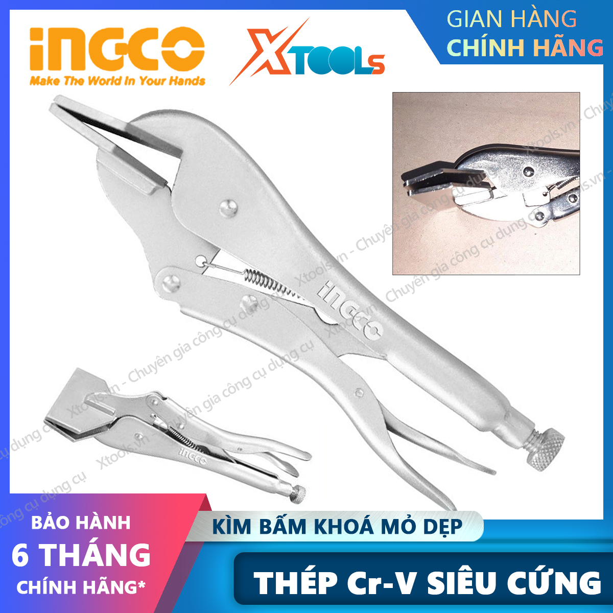 Kềm bấm chết Ingco HFLP0110