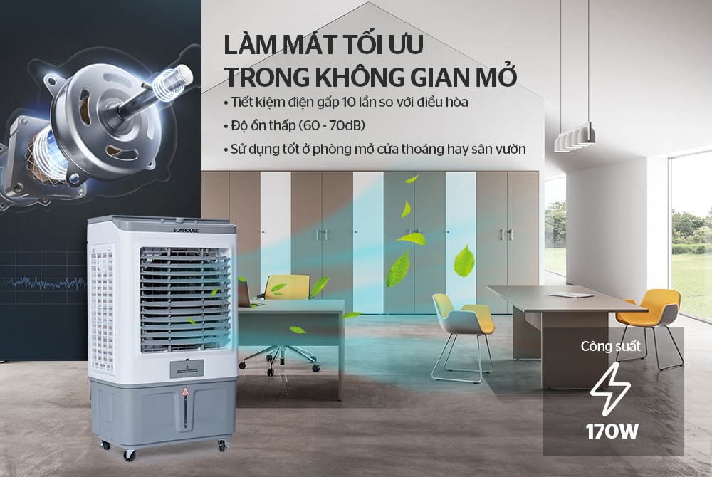 QUẠT ĐIỀU HÒA SUNHOUSE SHD7739