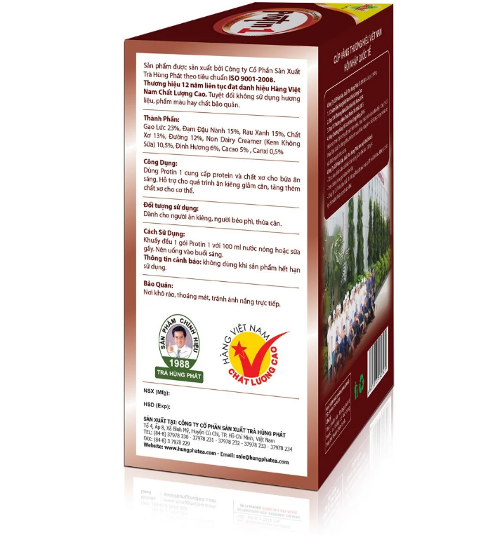 Sản phẩm cho người ăn kiêng PROTIN 1 Hùng Phát