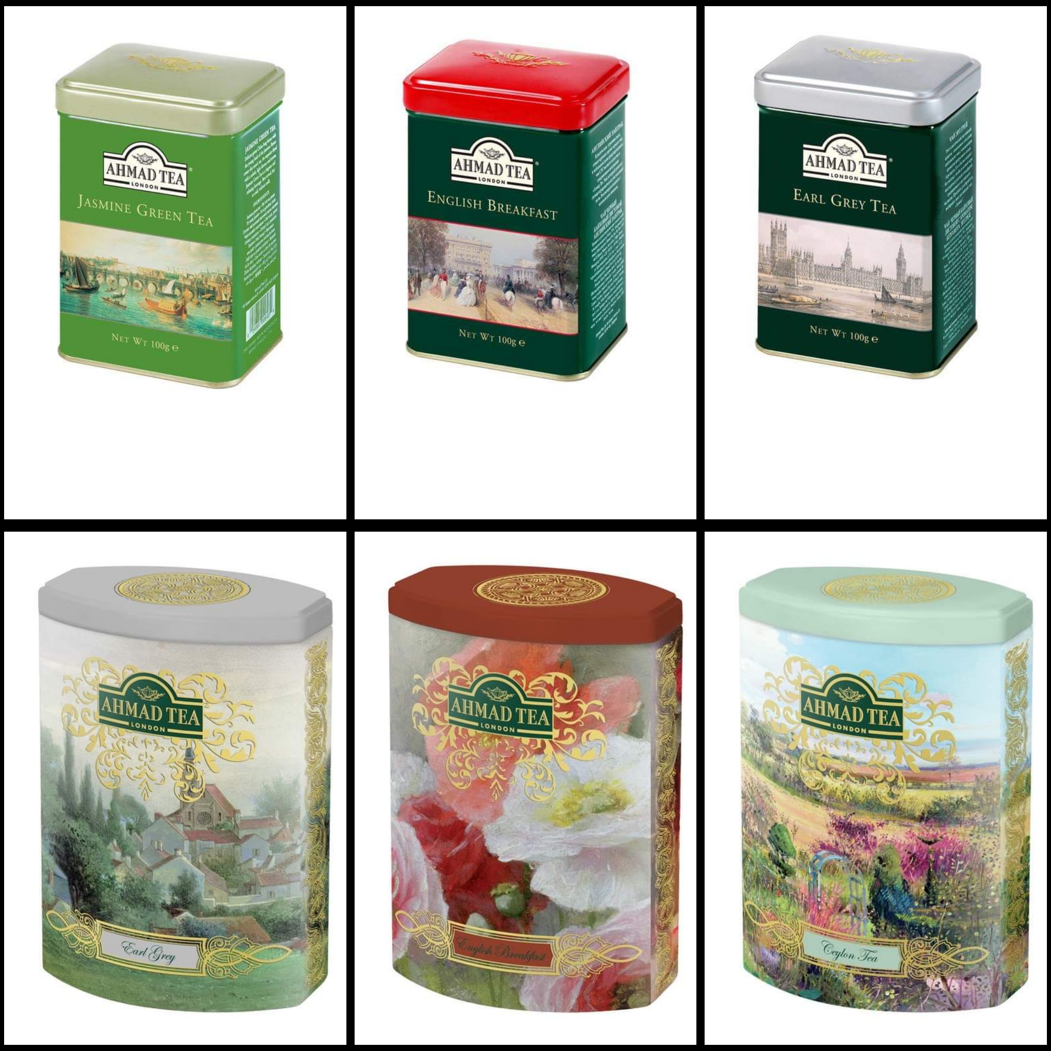 Trà Ahmad Ceylon 100g hộp thiếc