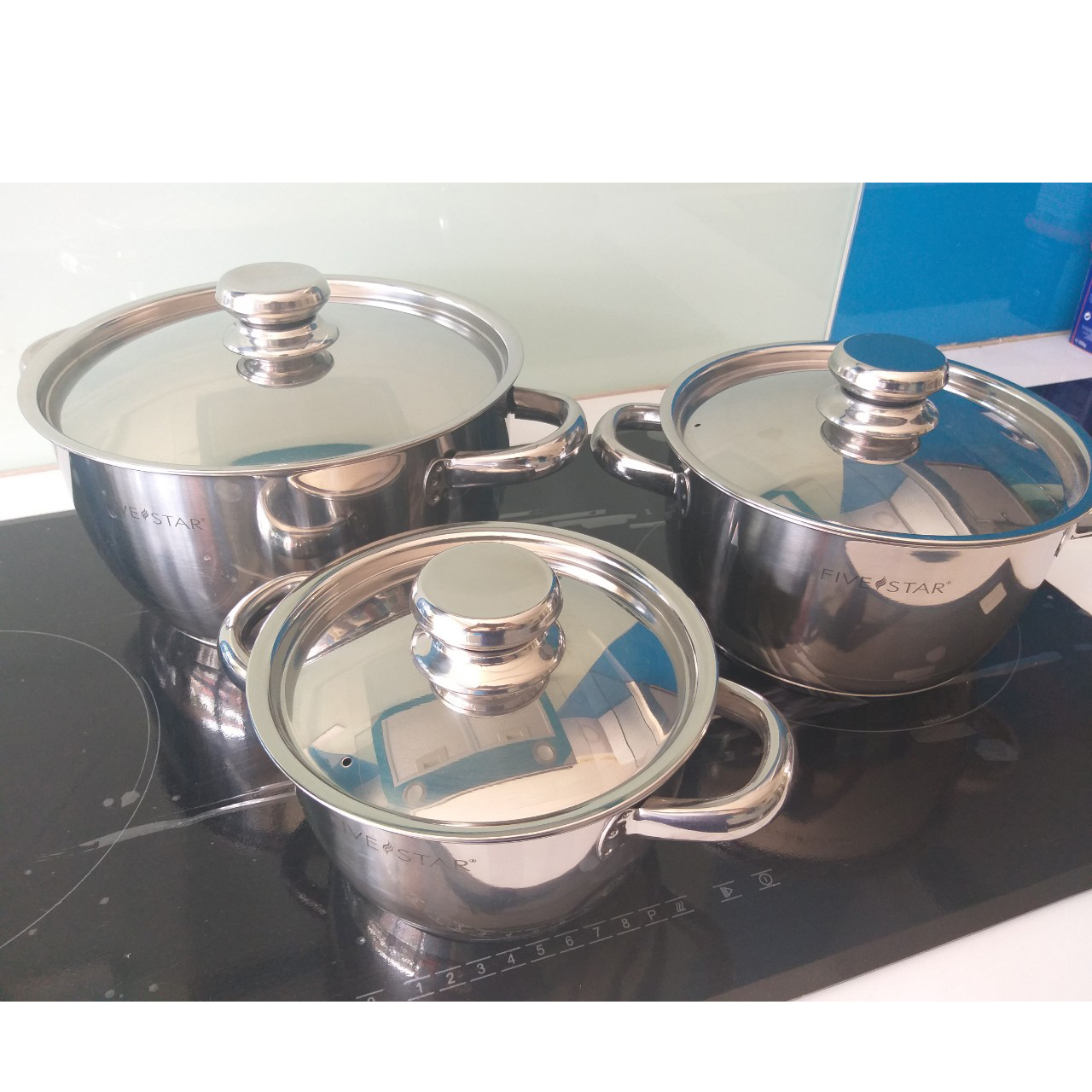 Bộ nồi inox Fivestar (Five star) 6PCS