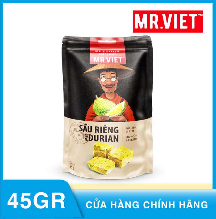 Sầu Riêng Sấy Giòn Mr.Việt 45g