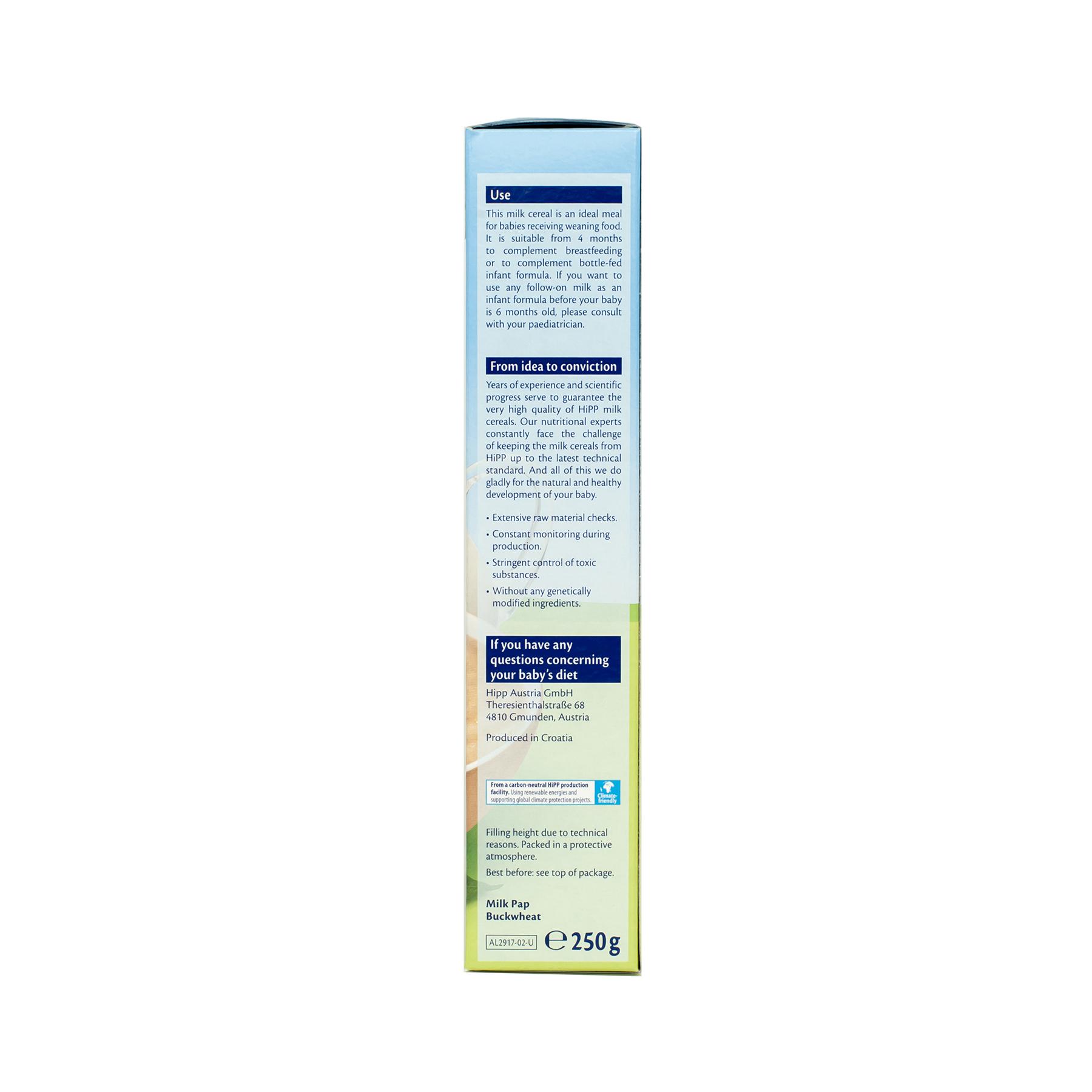 Bột dinh dưỡng Hipp kiều mạch 250g 4m+