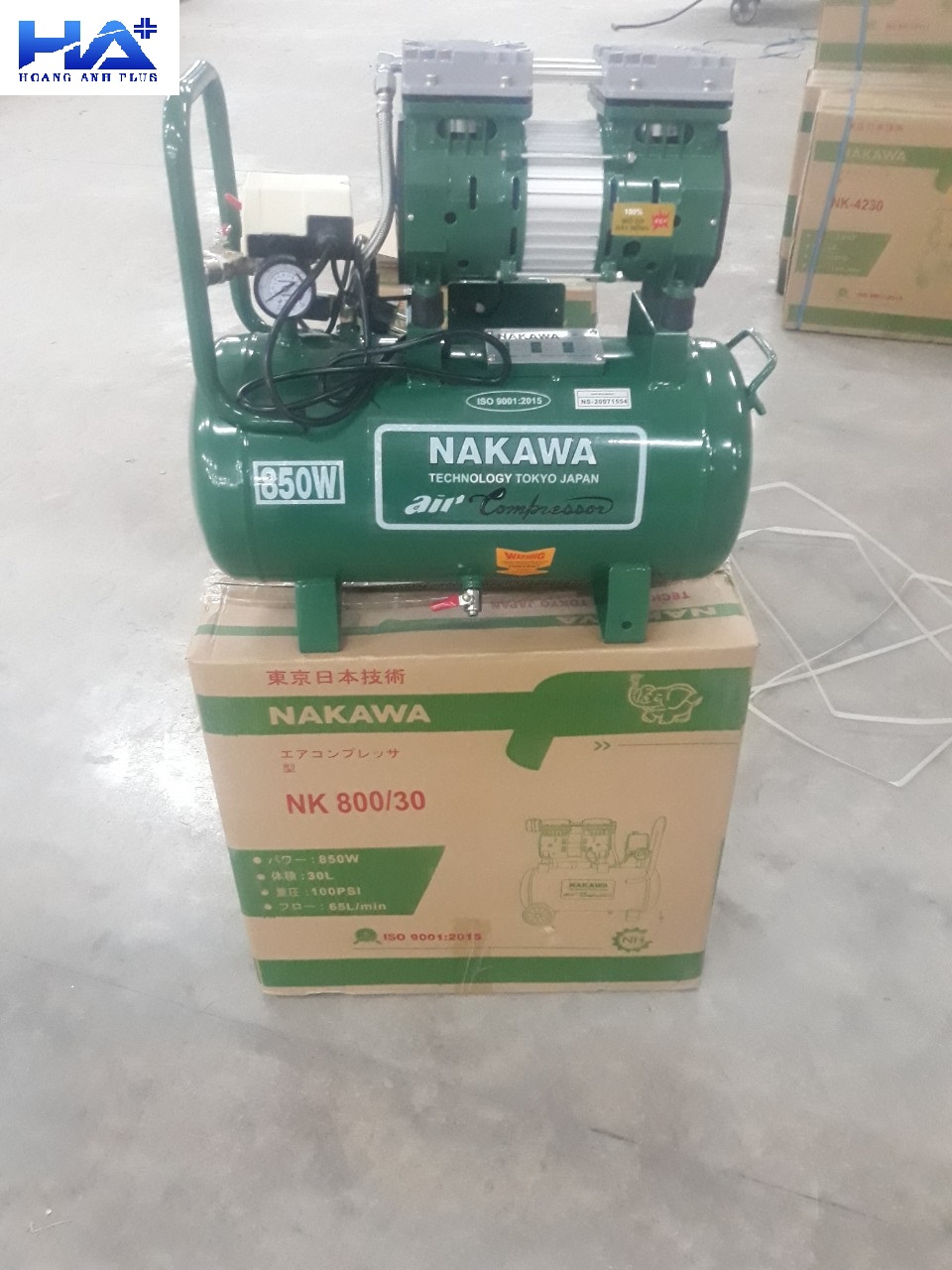 MÁY NÉN KHÍ NAKAWA NK800/30