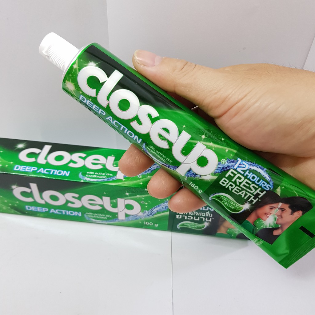 Kem Đánh Răng Close Up Bạc Hà 160g combo 2 hộp