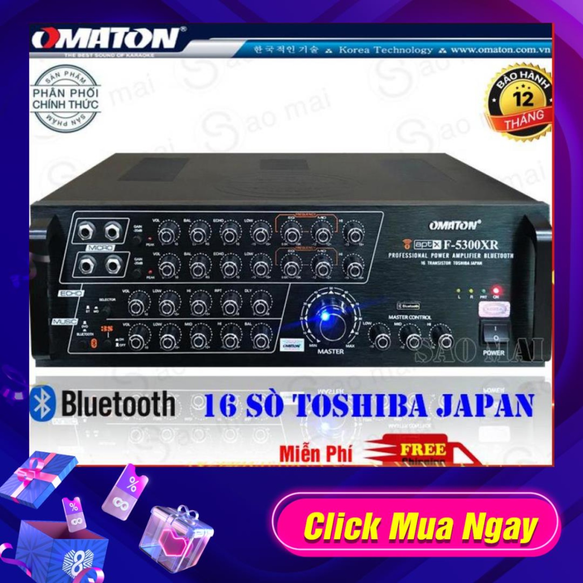 Amply Bluetooth OMATON 5300XR