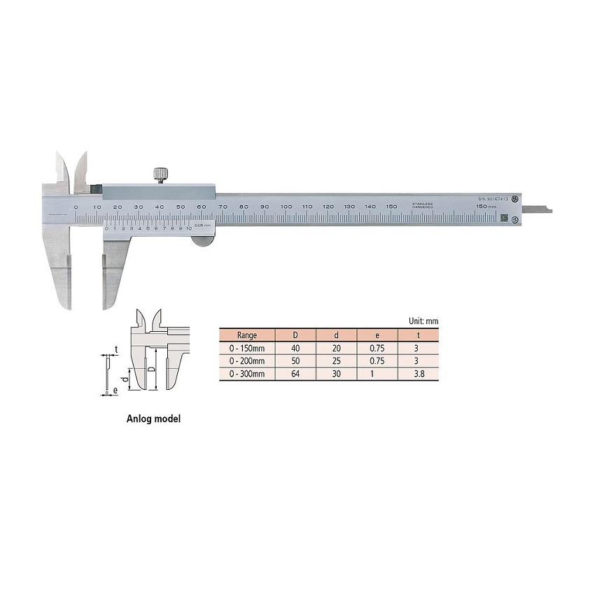 Thước cặp cơ Metrology VC-9150