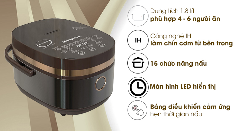 Nồi Cơm Điện Kangaroo KG599 1.8L