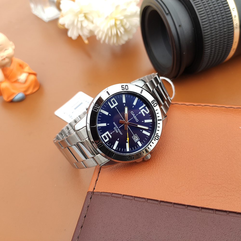 Đồng Hồ Nam Dây Thép Casio MTP-VD01D-7BVUDF