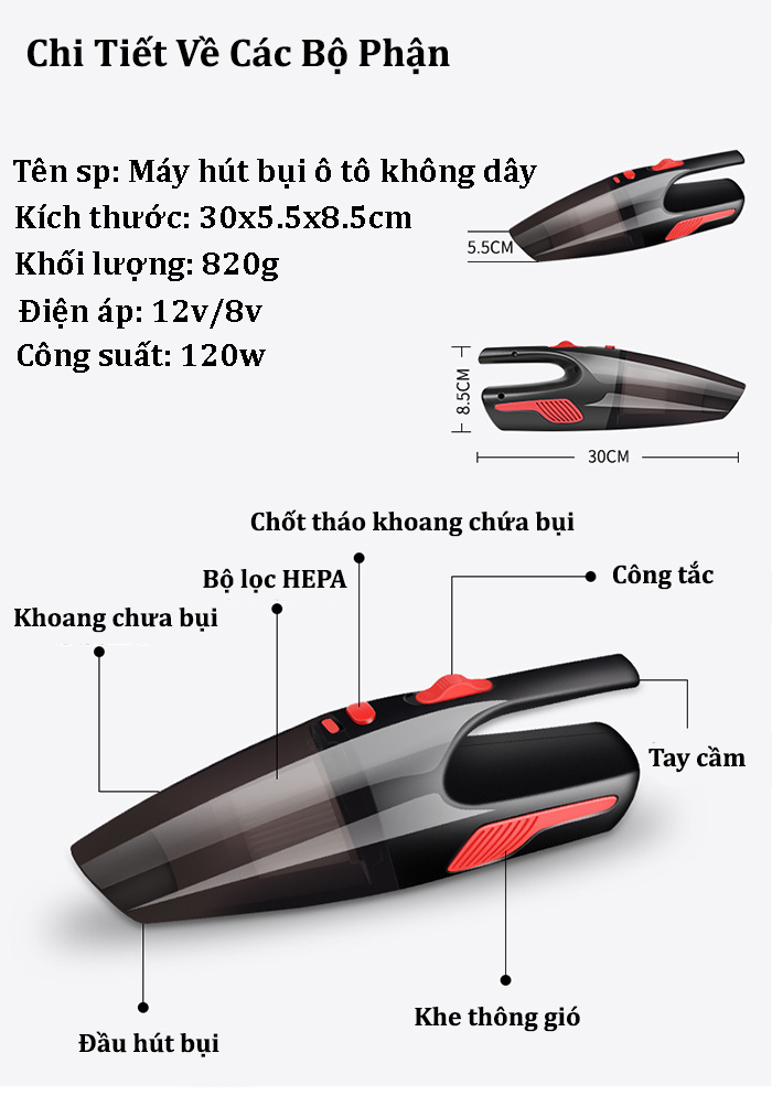 MÁY HÚT BỤI KHÔNG DÂY ST-2800