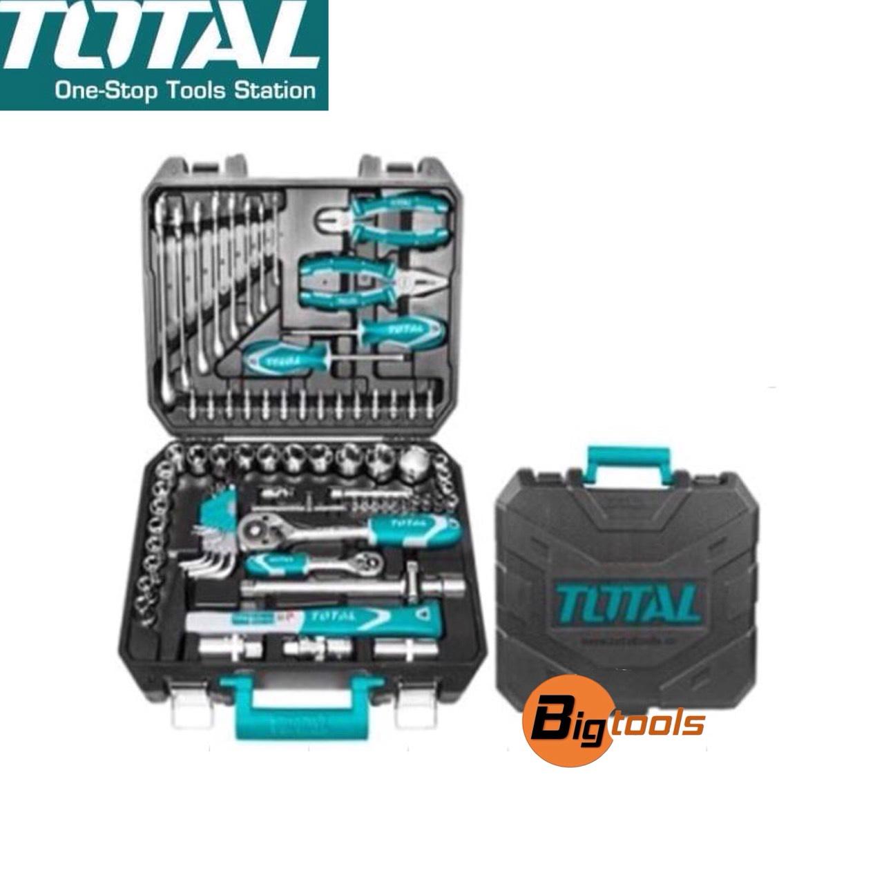 BỘ ĐỒ NGHỀ CẦM TAY 77 CHI TIẾT TOTAL THKTHP20776