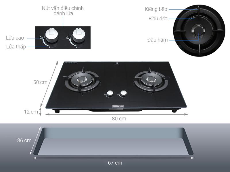 Bếp ga Electrolux EGT8028CK