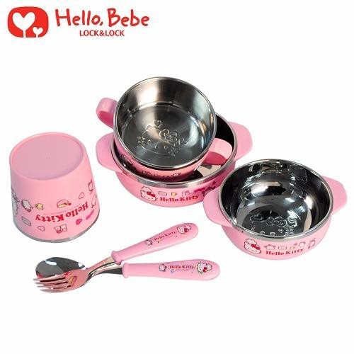 BỘ ĐỒ ĂN LOCK&LOCK HELLO KITTY LKT423S4