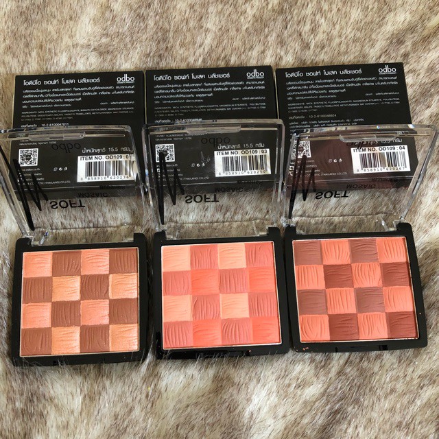 Má Hồng Odbo Soft Mosaic Blusher