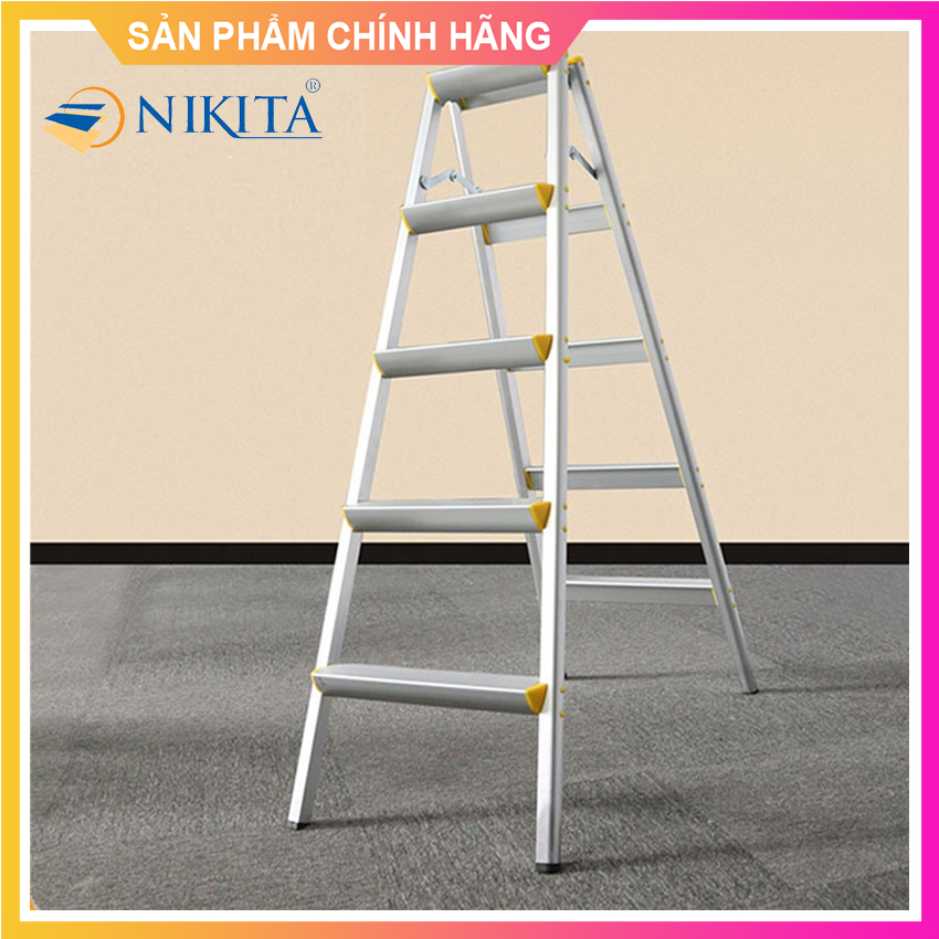 Thang nhôm chữ A 5 bậc Nikita R05