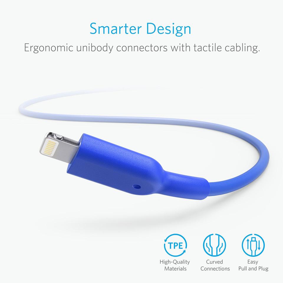 Cáp Lightning Anker Powerline II - Dài 1.8m - A8433