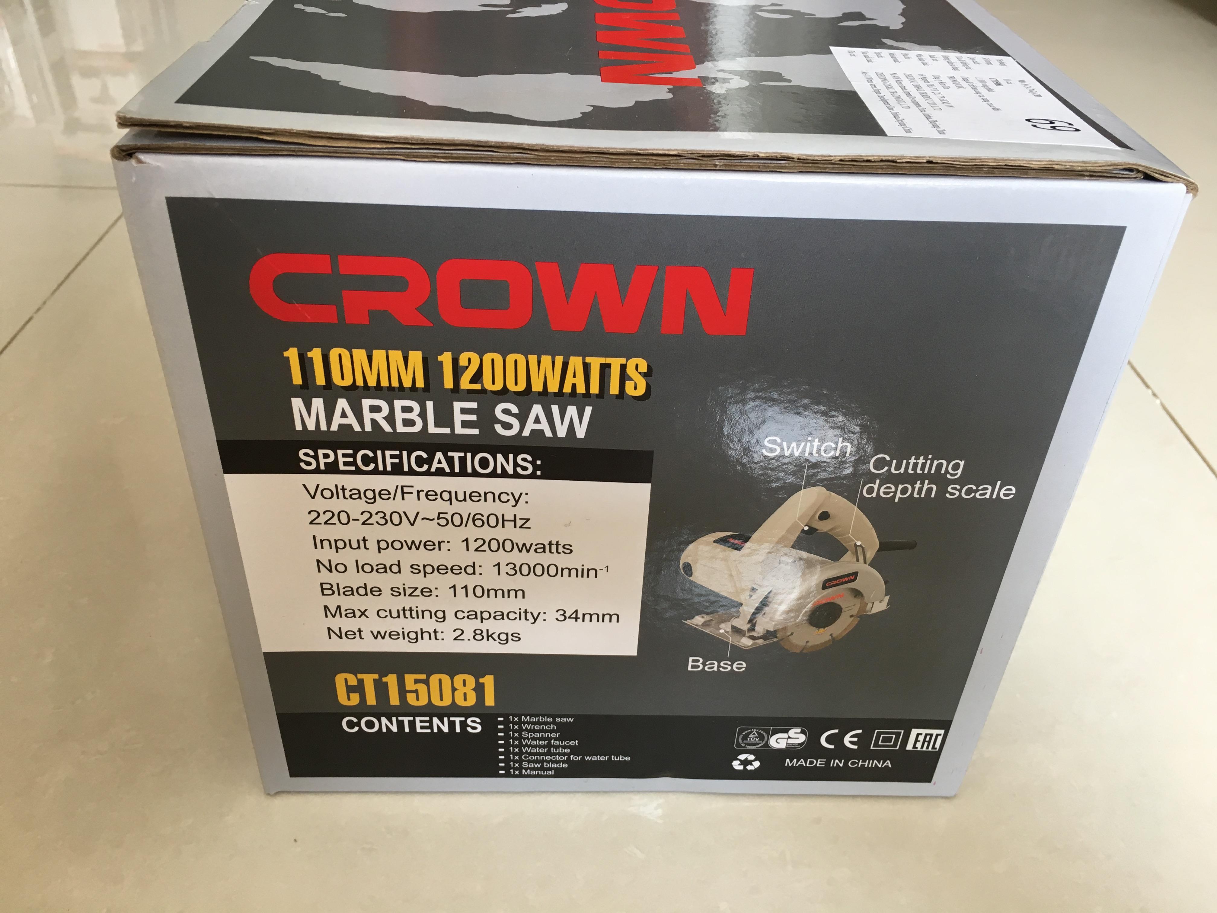 Máy cắt gạch Crown CT15081
