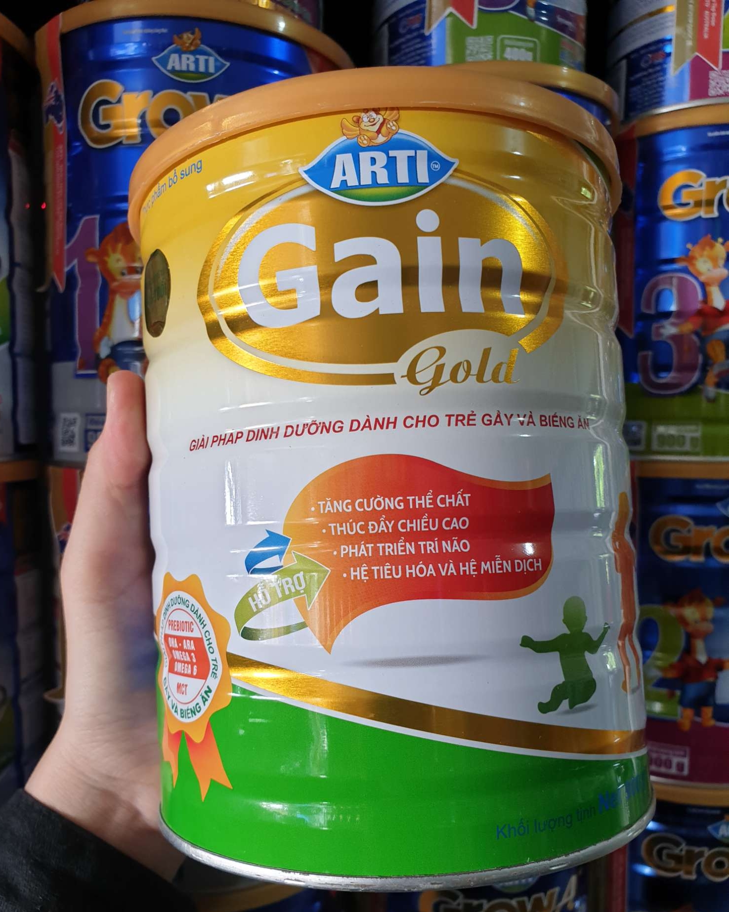 Sữa Arti Gain Gold số 123, số 456