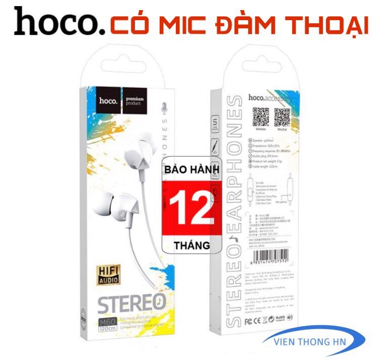 Tai Nghe Nhét Tai Hoco M60