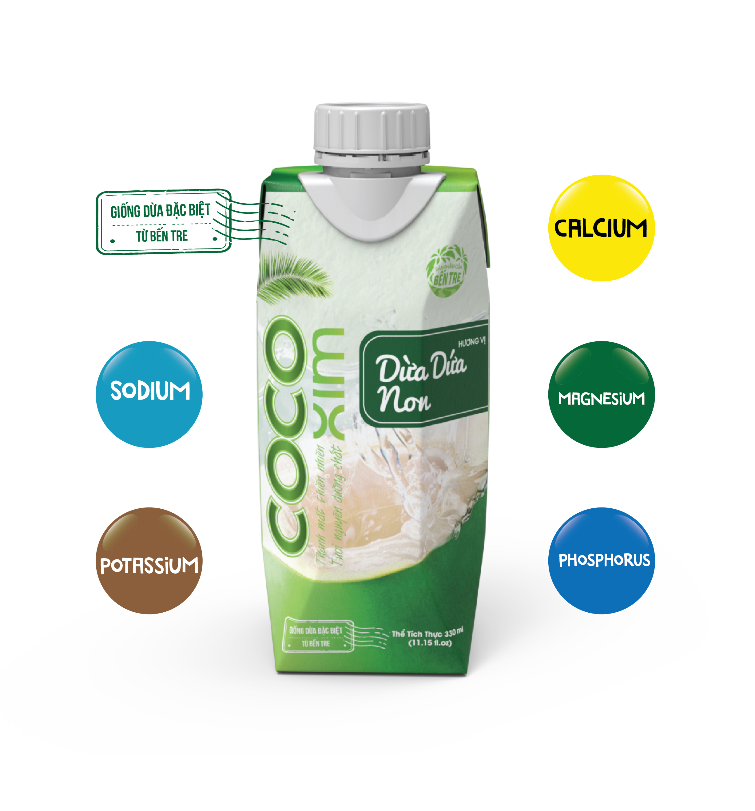 Nước dừa dứa non Cocoxim 330ml