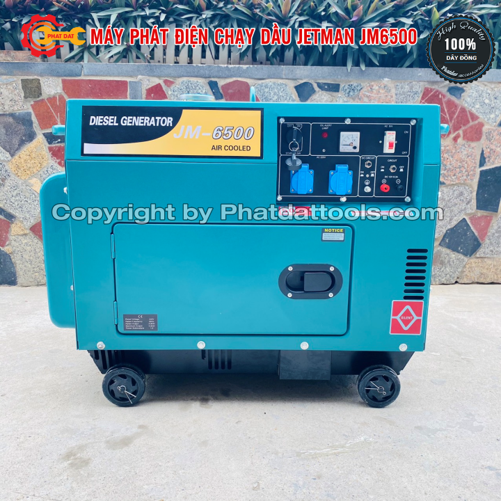 MÁY PHÁT ĐIỆN CHẠY DẦU JETMAN JM6500