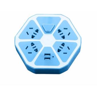 Ổ điện 4 ổ 3 chấu 2 cổng USB