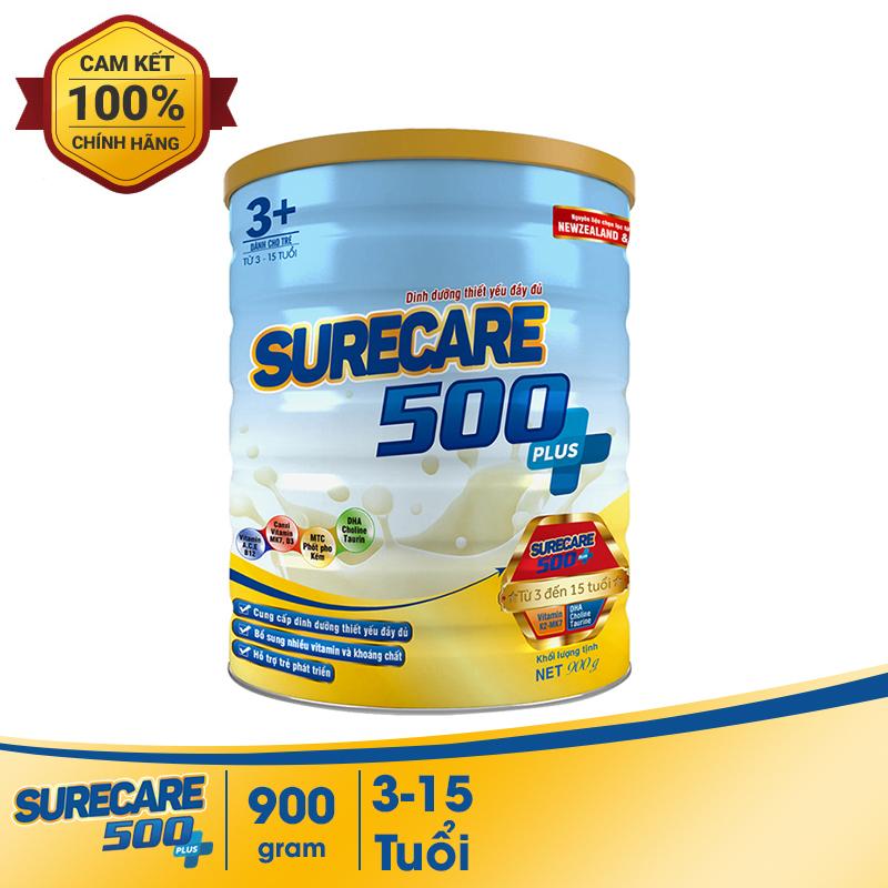 Sữa Surecare 500 plus 3+ 900g (3-15 tuổi)