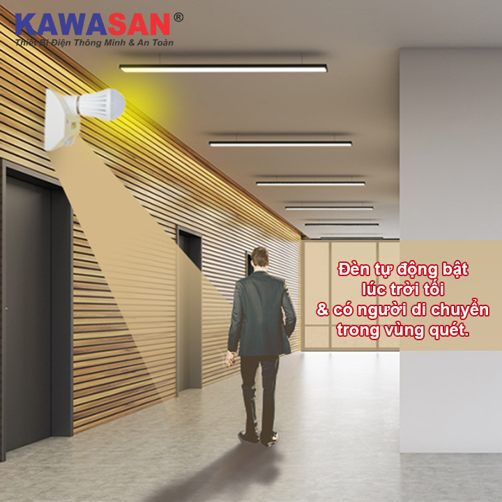 Đuôi đèn cảm ứng Kawa SS68