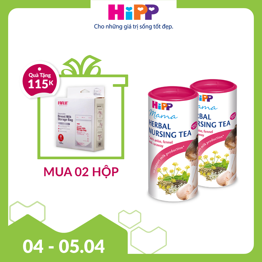 Trà dinh dưỡng và lợi sữa 2342 cho sản phụ Hipp 200g