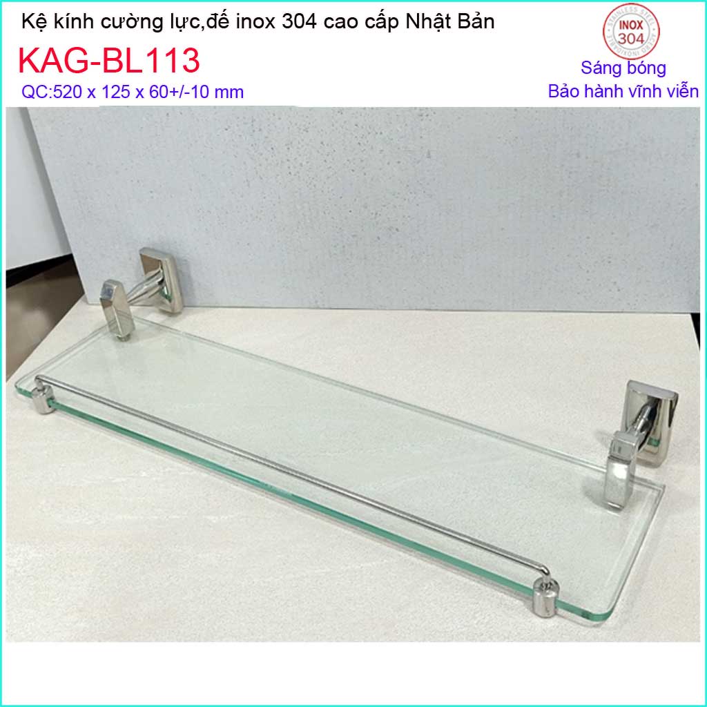 KỆ KÍNH NHÀ TẮM KAG-BL113