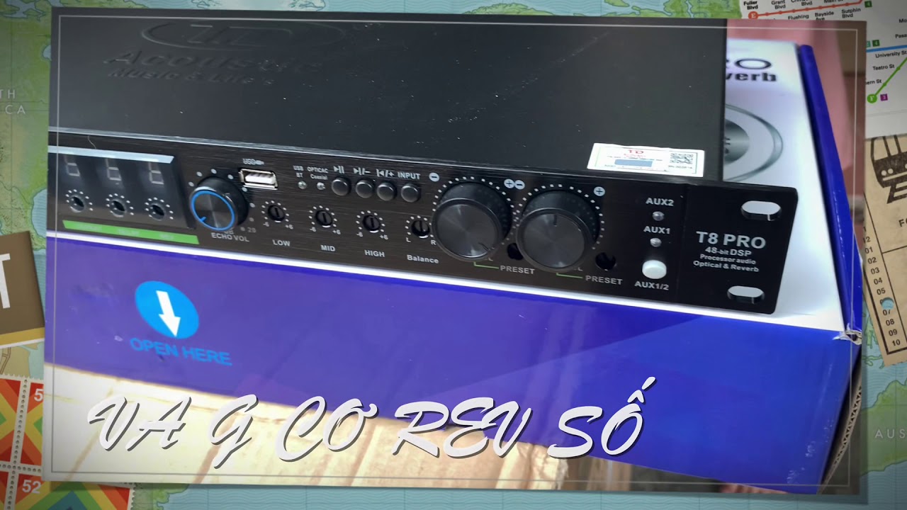 Vang cơ lai số TD ACOUSTIC T8 PRO/PLUS