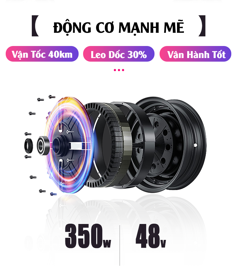 Xe Đạp Điện Gấp Gọn ADIMAN A2